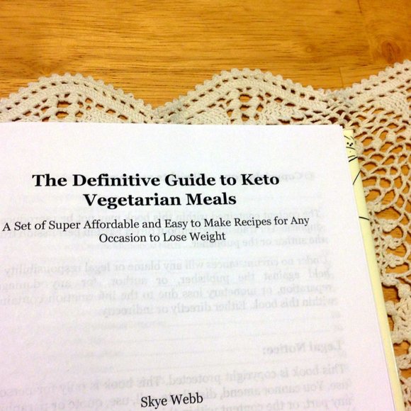 3 For $10 Book Sale! Keto Vegetarian Recipes - Keto Vegetarian cookbook - Picture 3 of 8